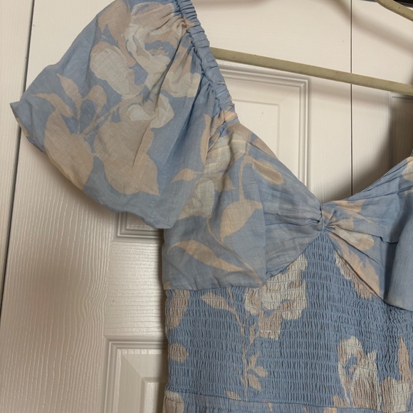 Free People Blue Sundrenched Floral Tiered Maxi Sundress - Picture 10 of 13